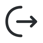 Logout 1 SVG Icon